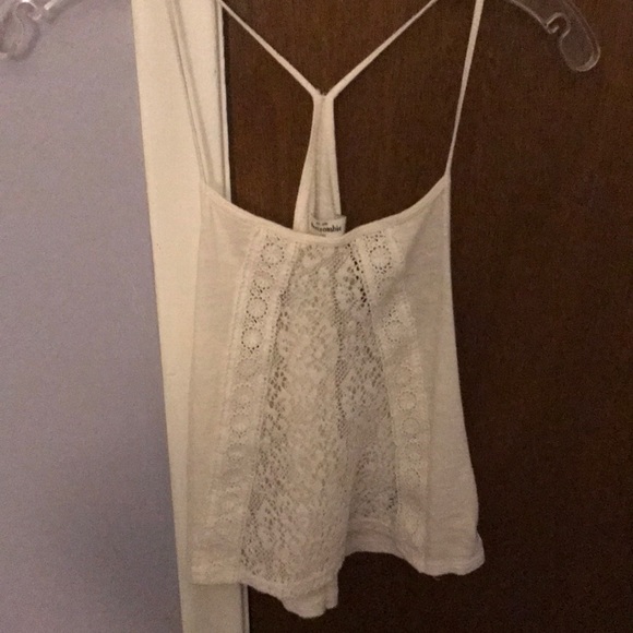 Abercrombie & Fitch Tops - white Abercrombie tank top